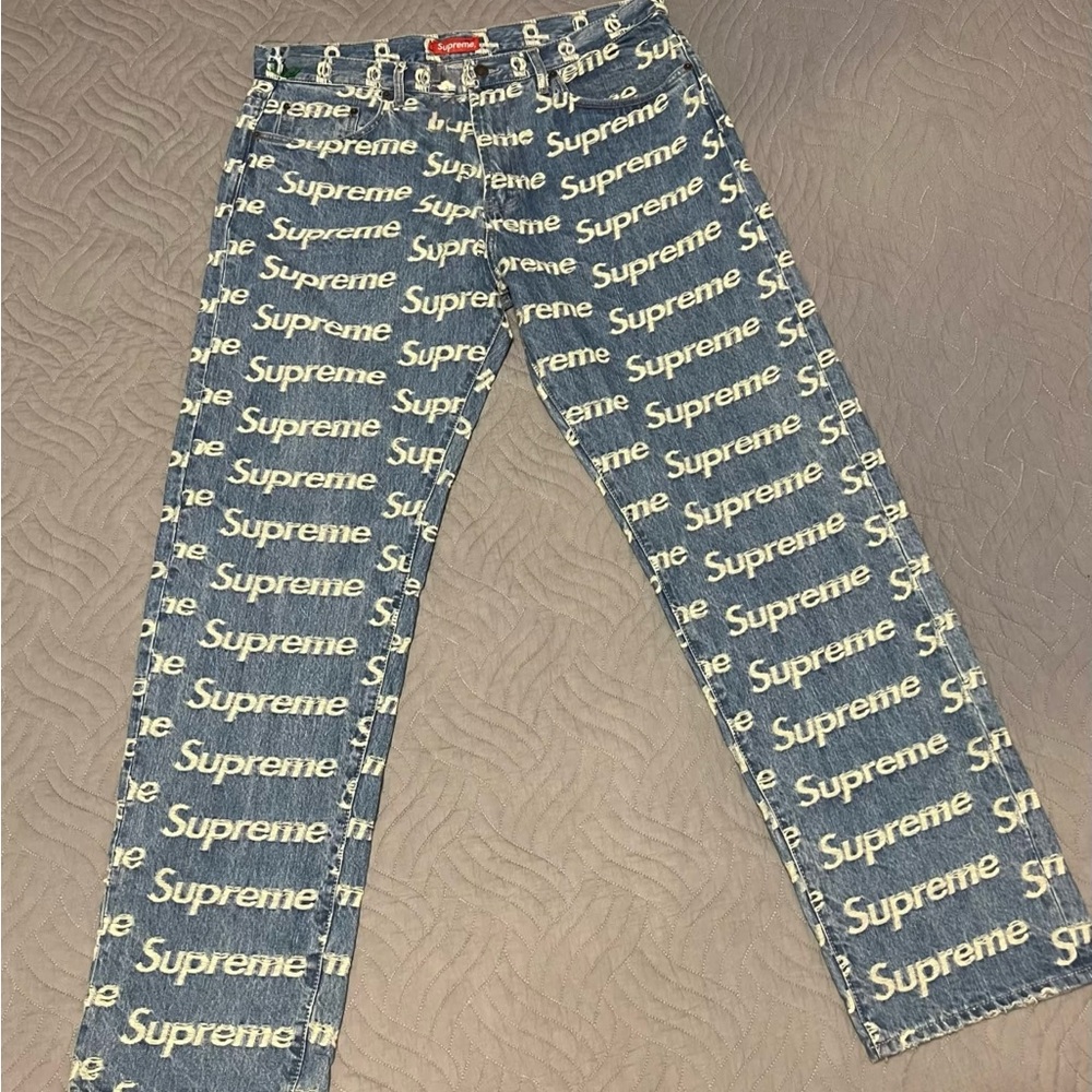 Supreme Blue Denim jeans